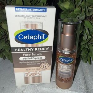 Cetaphil Healthy Renew Face Serum Purified Peptides 1 Fl Oz Retinol Alternative‎
